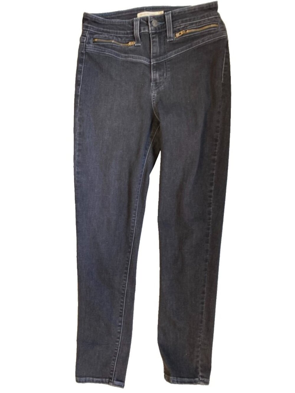 Levi's Black Skinny Jeans Size 27 — Measures 25" Inseam "Not For Sale" Sample